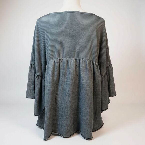 💙 POL Boho Oversized Top NWT • Oversized Small • 100% Cotton • Flowy & Free ✨ - Picture 2 of 6